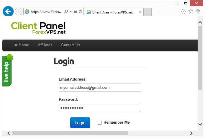 accessing forex java vnc screenshot step 6